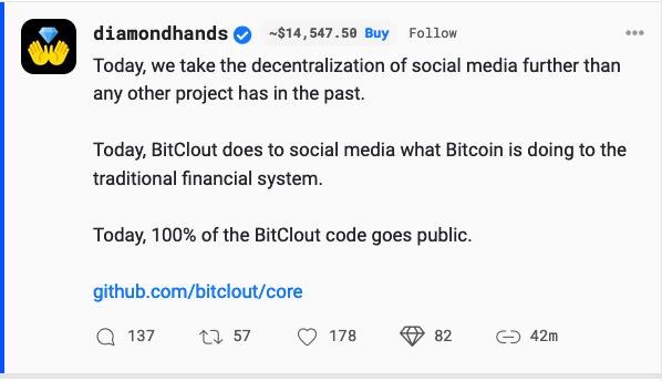 bitclout code goes public